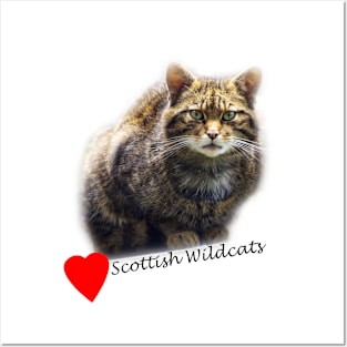 Love Scottish Wildcats! Posters and Art